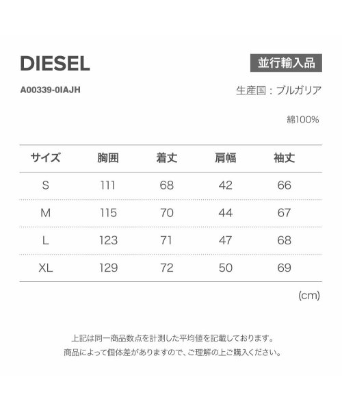 ディーゼル DIESEL S－GIRK－HOOD－CUTY パーカー メンズ フーディー トップス スウェット 長袖 トレーナー ロゴ プルオーバー ホワイト/ トップス OC1426872446(10868円)