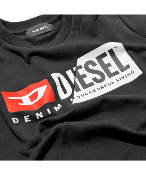 DIESEL(ディーゼル)/ディーゼル DIESEL S－GIRK－CUTY スウェット メンズ トレーナー トップス 長袖 ロゴ シャツ カジュアル ホワイト/ブラック/グレー S/M//img09