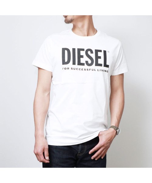 DIESEL(ディーゼル)/ディーゼル DIESEL Tシャツ メンズ トップス シャツ 半袖 クルーネック ブランド カジュアル ストリート XS S M L XL XXL 白 黒 おし/img04
