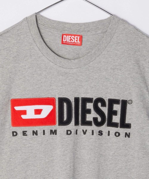 DIESEL(ディーゼル)/ディーゼル DIESEL Tシャツ A03766 0AAXJ  メンズ トップス 半袖 クルーネック ロゴT カットソー シャツ カジュアル 白 黒 XS S /img13