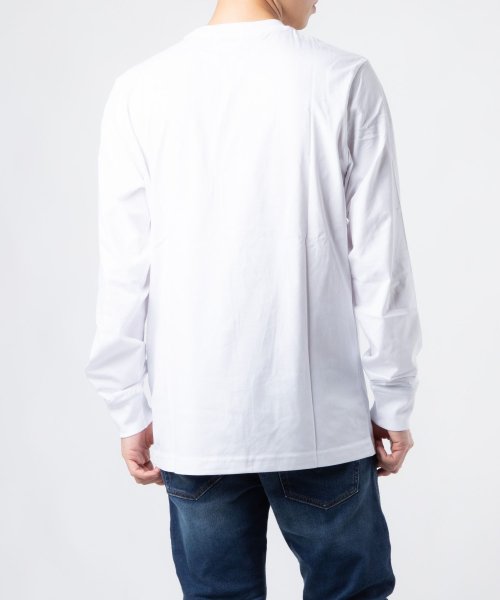 DIESEL(ディーゼル)/ディーゼル DIESEL Tシャツ A03768 0AAXJ メンズ トップス 長袖 ロンT クルーネック シンプル ロングスリーブ ロゴT カジュアル XS /img07