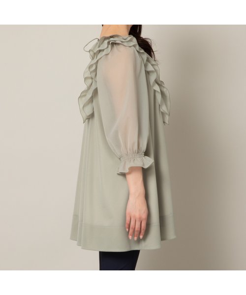 オーガンジーフリルブラウス オーガンジーフリルブラウス オーガンジーフリルブラウス BC1360541083(10450円)
