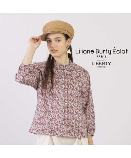 Liliane Burty ECLAT(リリアンビューティエクラ)/【S・Mサイズ】リバティ　ベリープリントブラウス/img09