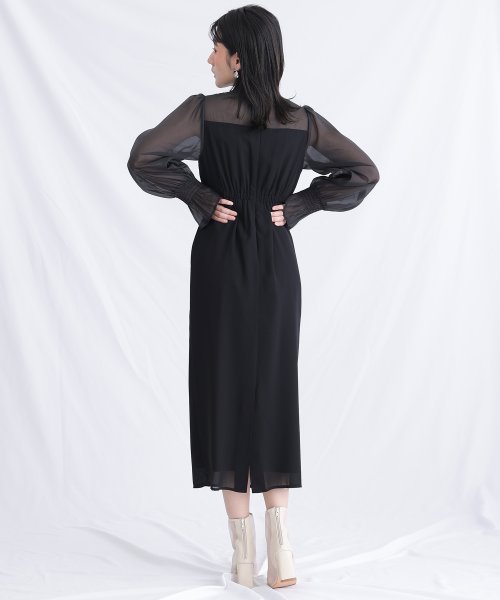 シフォンビスチェタイトワンピース シフォンビスチェタイトワンピース シフォンビスチェタイトワンピース BCD1330750337(10270円)