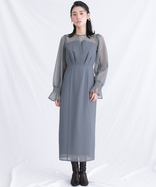 シフォンビスチェタイトワンピース シフォンビスチェタイトワンピース シフォンビスチェタイトワンピース BCD1330750337(10270円)