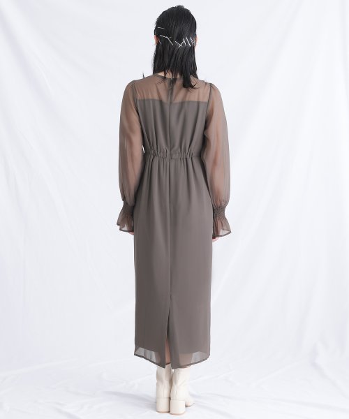 シフォンビスチェタイトワンピース シフォンビスチェタイトワンピース シフォンビスチェタイトワンピース BCD1330750337(10270円)