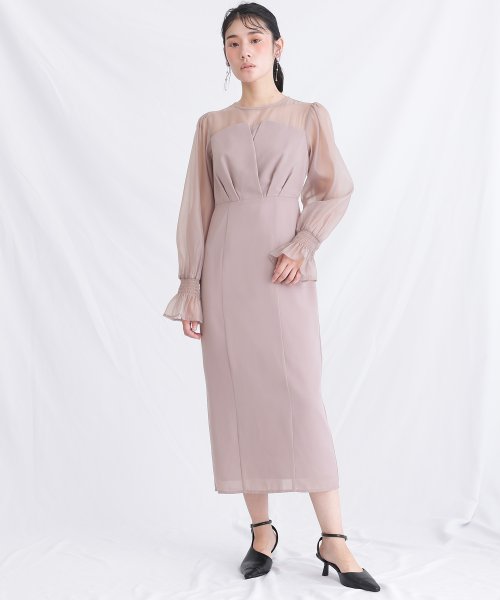 シフォンビスチェタイトワンピース シフォンビスチェタイトワンピース シフォンビスチェタイトワンピース BCD1330750337(10270円)