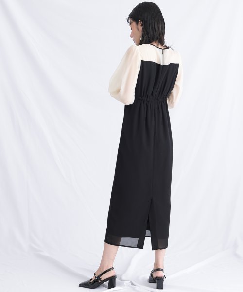 シフォンビスチェタイトワンピース シフォンビスチェタイトワンピース シフォンビスチェタイトワンピース BCD1330750337(10270円)