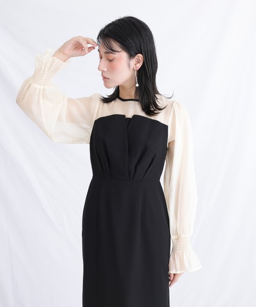 シフォンビスチェタイトワンピース シフォンビスチェタイトワンピース シフォンビスチェタイトワンピース BCD1330750337(10270円)