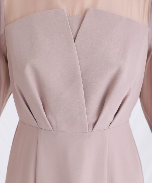 シフォンビスチェタイトワンピース シフォンビスチェタイトワンピース シフォンビスチェタイトワンピース BCD1330750337(10270円)