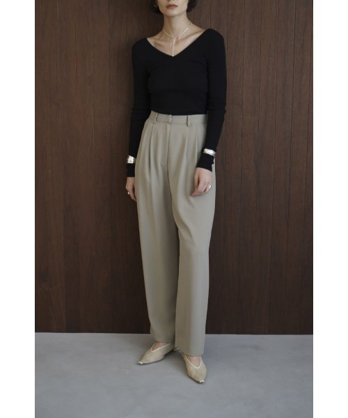 CLANE(クラネ)/BASIC TUCK PANTS/img14