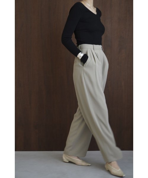 CLANE(クラネ)/BASIC TUCK PANTS/img15