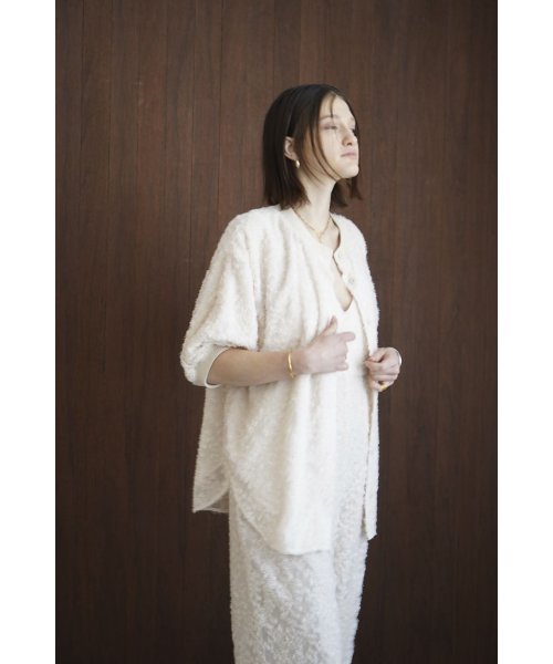 CLANE(クラネ)/FRINGE HALF SLEEVE CARDIGAN/img09