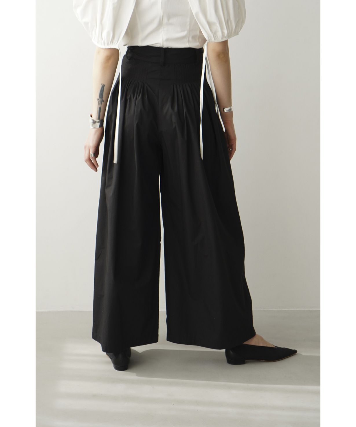 セール】TUCK DESIGN WIDE PANTS(505233401) | クラネ(CLANE