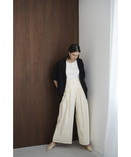 CLANE(クラネ)/TUCK DESIGN WIDE PANTS/img11