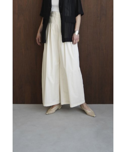 CLANE(クラネ)/TUCK DESIGN WIDE PANTS/img12