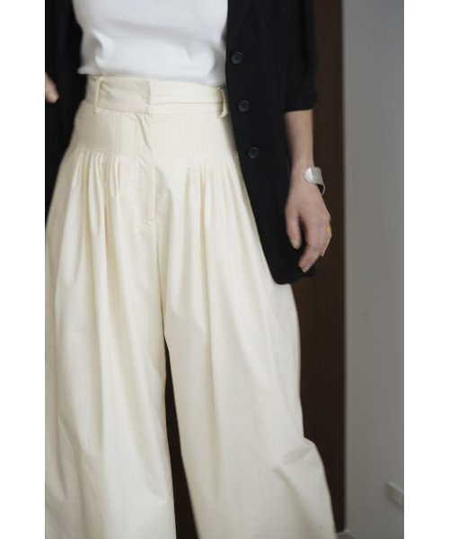 CLANE(クラネ)/TUCK DESIGN WIDE PANTS/img13