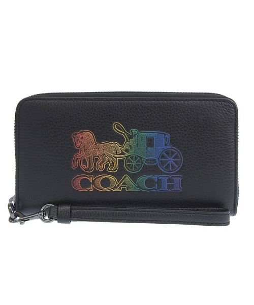 COACH(コーチ)/COACH コーチHORSE AND CARRIAGE  ラウンドファスナー 長財布/img01
