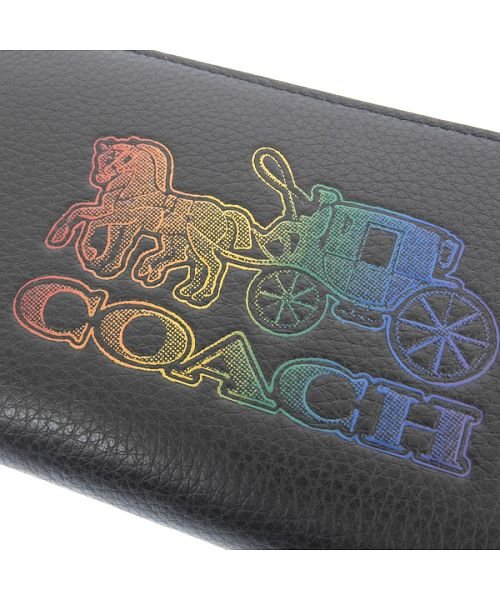 COACH(コーチ)/COACH コーチHORSE AND CARRIAGE  ラウンドファスナー 長財布/img05