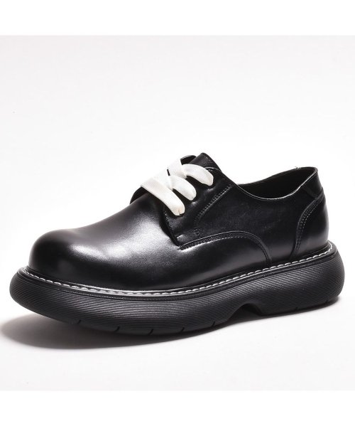 SVEC(シュベック)/靴 厚底 メンズ 黒 カジュアルシューズ おしゃれ ブランド SVEC シュベック ダービーシューズ オックスフォードシューズ レースアップシューズ 革靴 韓国/img05
