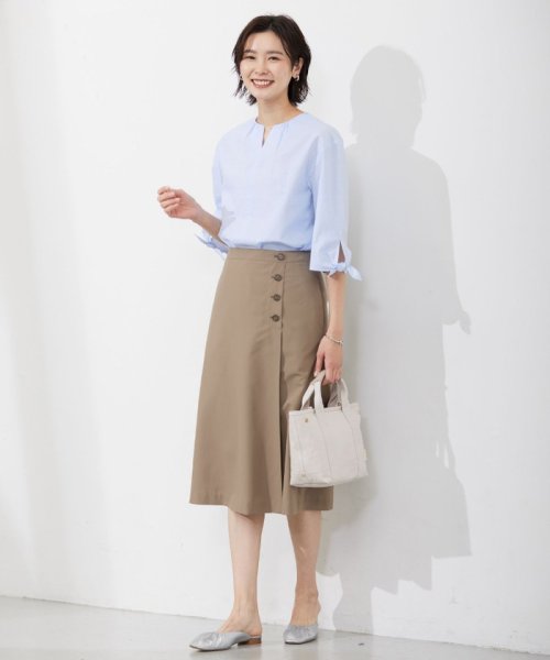 J.PRESS LADIES（LARGE SIZE）(J．プレス　レディス（大きいサイズ）)/【洗える・撥水】 Minotechライトタフタ スカート/img03