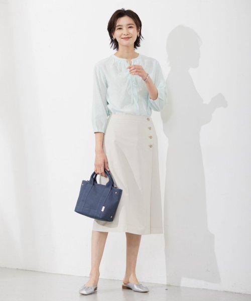 J.PRESS LADIES（LARGE SIZE）(J．プレス　レディス（大きいサイズ）)/【洗える・撥水】 Minotechライトタフタ スカート/img04