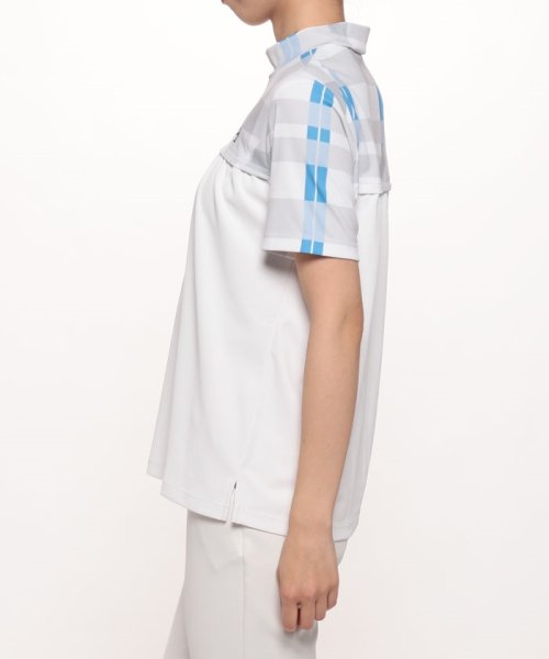 Munsingwear(マンシングウェア)/サンスクリーン切替モックネックシャツ(吸汗速乾/UV CUT(UPF15)/透け防止(防透け)【アウトレット】/img13