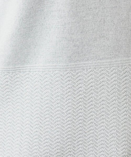 Vネックニットカーディガン 商品説明ウエスト周りをヘリンボーン編みで切り替えた、手の込んだデザインのVネックニットカーディガン。コットン×ポリエステルを編んだハイゲージの滑らかなニッ CEG1925448185(14850円)