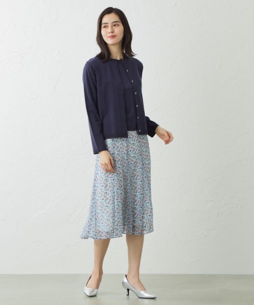 ハイツイストコットンニットカーディガン 