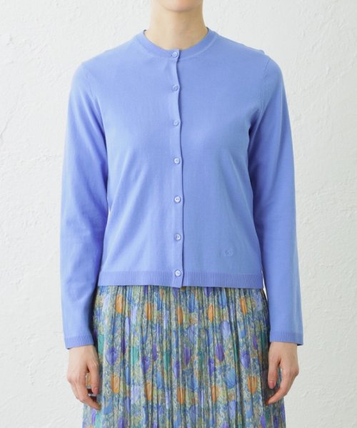 ハイツイストコットンニットカーディガン 