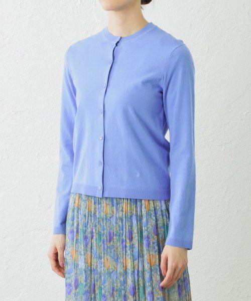 ハイツイストコットンニットカーディガン 