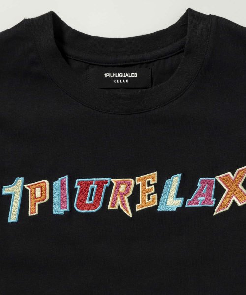 1PIU1UGUALE3 RELAX(1PIU1UGUALE3 RELAX)/1PIU1UGUALE3 RELAX(ウノピゥウノウグァーレトレ リラックス)ROCKロゴ半袖Tシャツ/img26