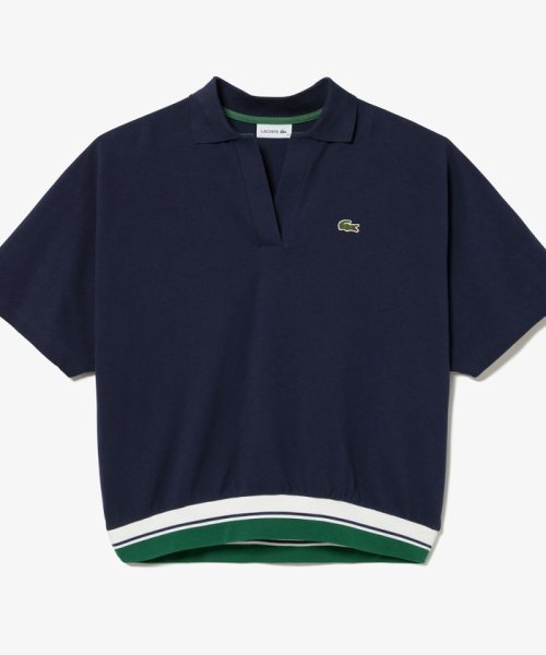 LACOSTE(ラコステ)/ドルマンスリーブスキッパーネックポロシャツ/img15