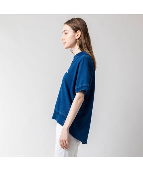 LACOSTE(ラコステ)/インディゴスキッパーネックポロシャツ/img08