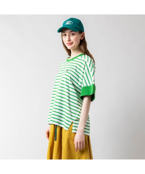 LACOSTE(ラコステ)/ドルマンスリーブワイドボーダーTシャツ/img02