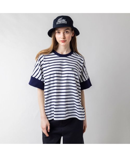 LACOSTE(ラコステ)/ドルマンスリーブワイドボーダーTシャツ/img12