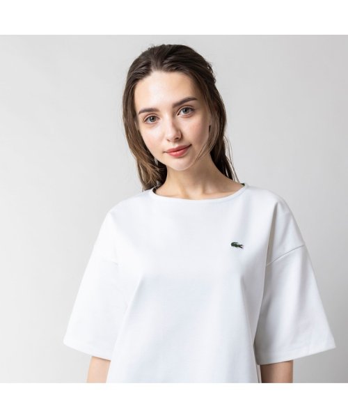 LACOSTE(ラコステ)/吸水速乾 クールマックス ミラノリブニットボクシーTシャツ/img01