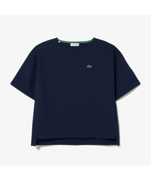 LACOSTE(ラコステ)/吸水速乾 クールマックス ミラノリブニットボクシーTシャツ/img13