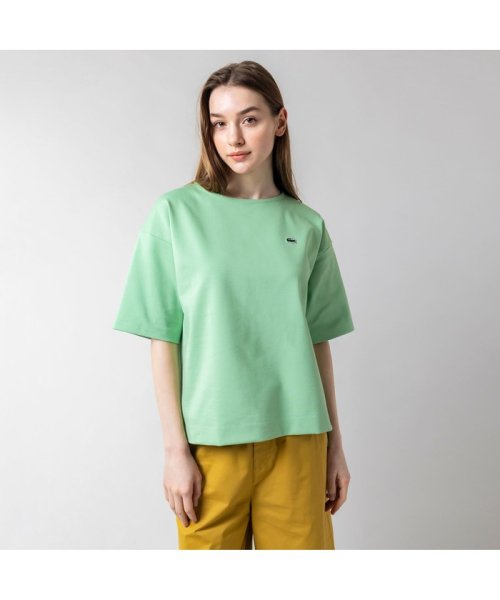 LACOSTE(ラコステ)/吸水速乾 クールマックス ミラノリブニットボクシーTシャツ/img14