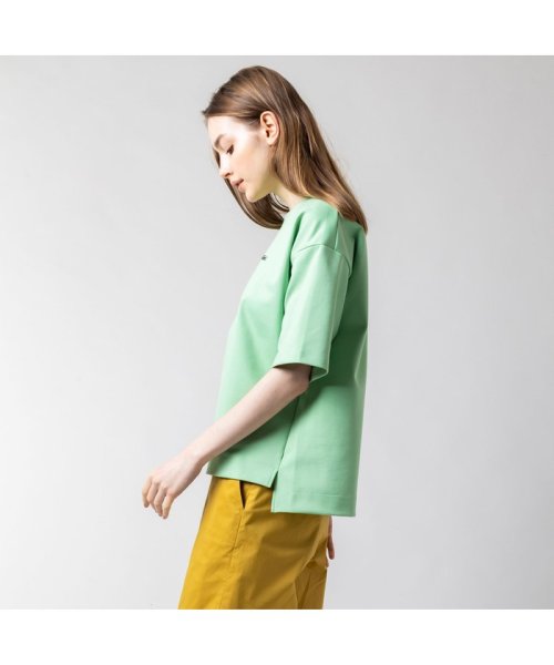 LACOSTE(ラコステ)/吸水速乾 クールマックス ミラノリブニットボクシーTシャツ/img15