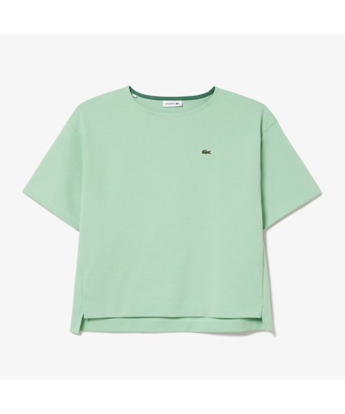 LACOSTE(ラコステ)/吸水速乾 クールマックス ミラノリブニットボクシーTシャツ/img18