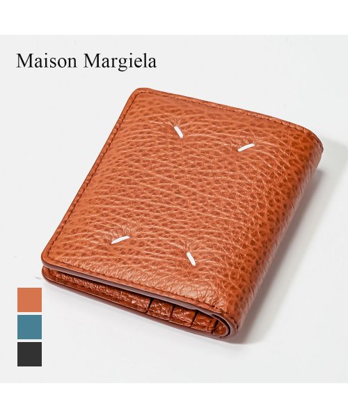 MAISON MARGIELA(メゾンマルジェラ)/メゾン マルジェラ MAISON MARGIELA S56UI0140 P4455 二つ折り財布 メンズ レディース 財布 ミニ財布 小銭入れ シンプル レザー/img01