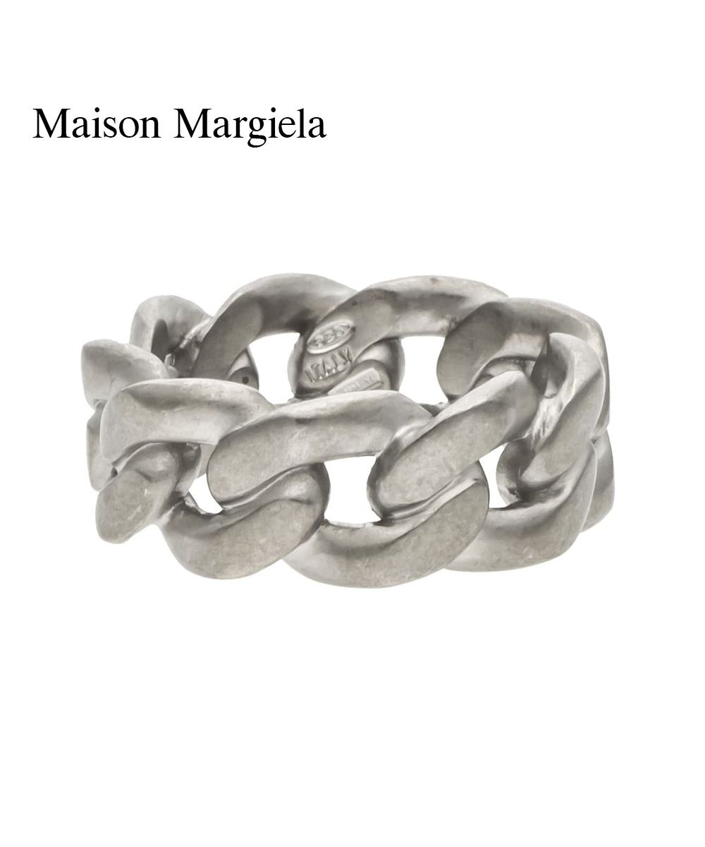メゾン マルジェラ MAISON MARGIELA SM1UQ0051 S12968 リング メンズ アクセサリー チェーン シルバー アクセサリー 指輪 ブラ