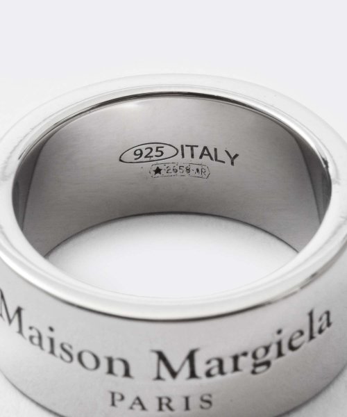 MAISON MARGIELA(メゾンマルジェラ)/メゾン マルジェラ MAISON MARGIELA SM1UQ0095 SV0158 リング メンズ レディース アクセサリー ロゴ シルバー 指輪 ブランド /img03