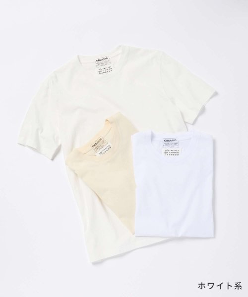 MAISON MARGIELA(メゾンマルジェラ)/メゾン マルジェラ MAISON MARGIELA S50GC0687 S23973 Tシャツ メンズ トップス 3枚セット 半袖 カットソー パックT クルー/img02