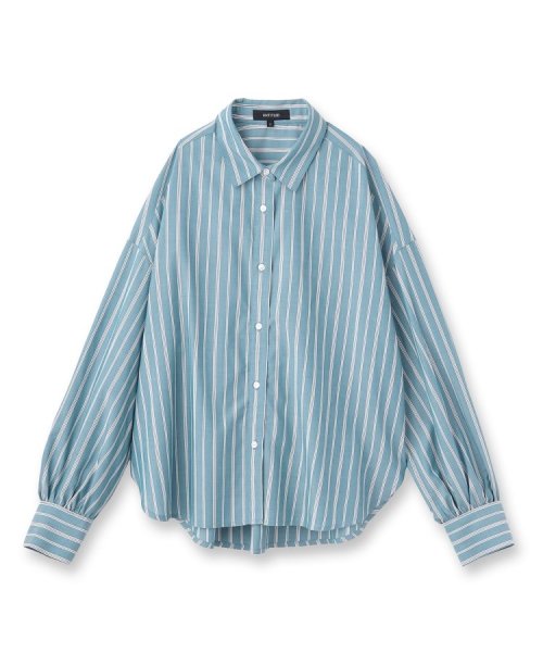 UNTITLED(アンタイトル)/【1枚でも羽織でも】ストライプ柄 レギュラーカラーシャツ/img01