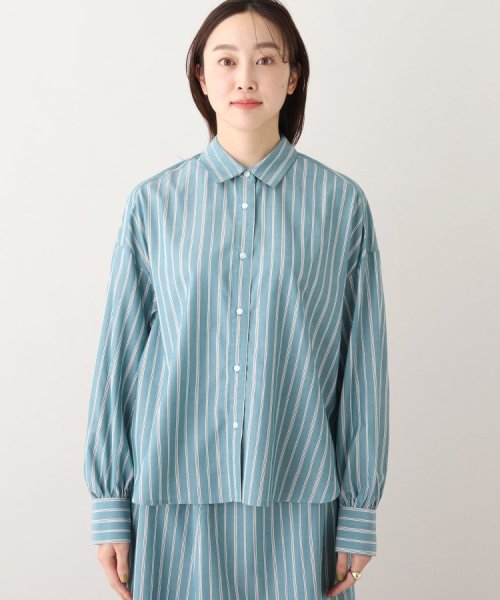 UNTITLED(アンタイトル)/【1枚でも羽織でも】ストライプ柄 レギュラーカラーシャツ/img02