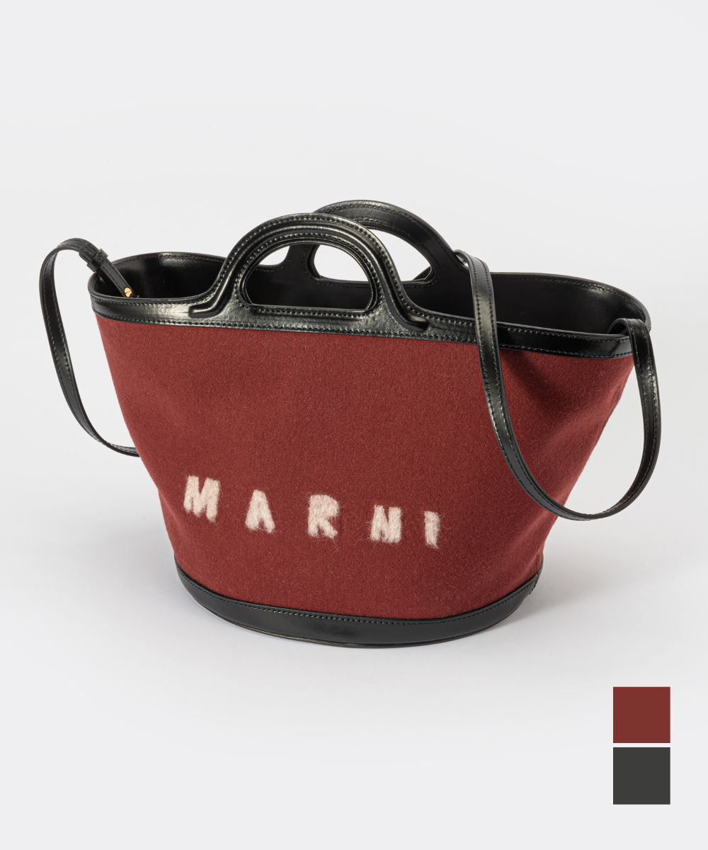 マルニ MARNI BMMP0097Q1 P4915 ショルダーバッグ レディース バッグ トロピカリア ハンドバッグ 斜め掛け 2way 肩掛け フェルト レ
