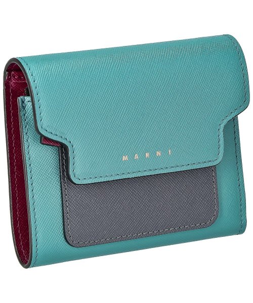 MARNI(マルニ)/マルニ MARNI PFMO0052U1－LV520 二つ折り財布 レディース 財布 ミニ財布 小銭入れ シンプル 小物 プレゼント お祝い 記念 コンパクト財/img05