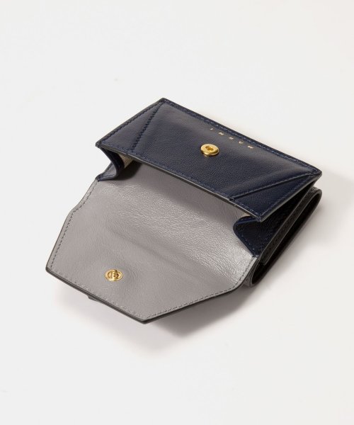 MARNI(マルニ)/マルニ MARNI PFMO0056U1 P2644 三つ折り財布 MUSEO TRIFOLD WALLET レディース 財布 ミニ財布 レザー Trifold/img07